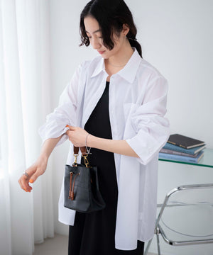 ホワイト 　モデル:163cm F着用