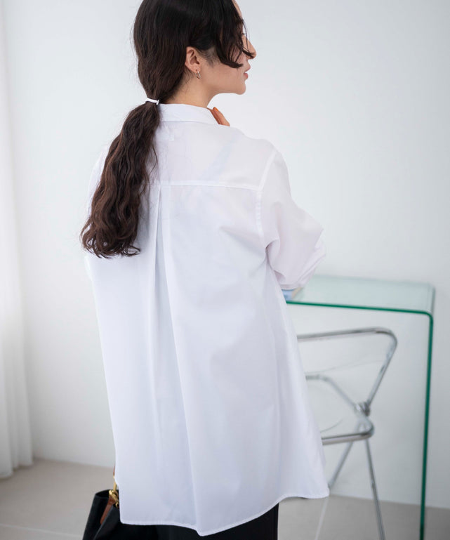 ホワイト 　モデル:163cm F着用