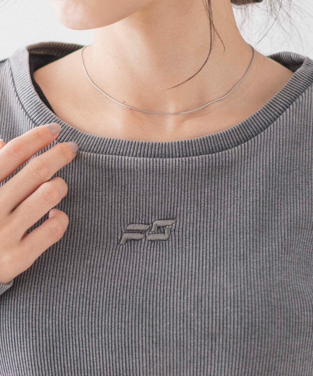 ヴィンテージウォッシュリブロンT