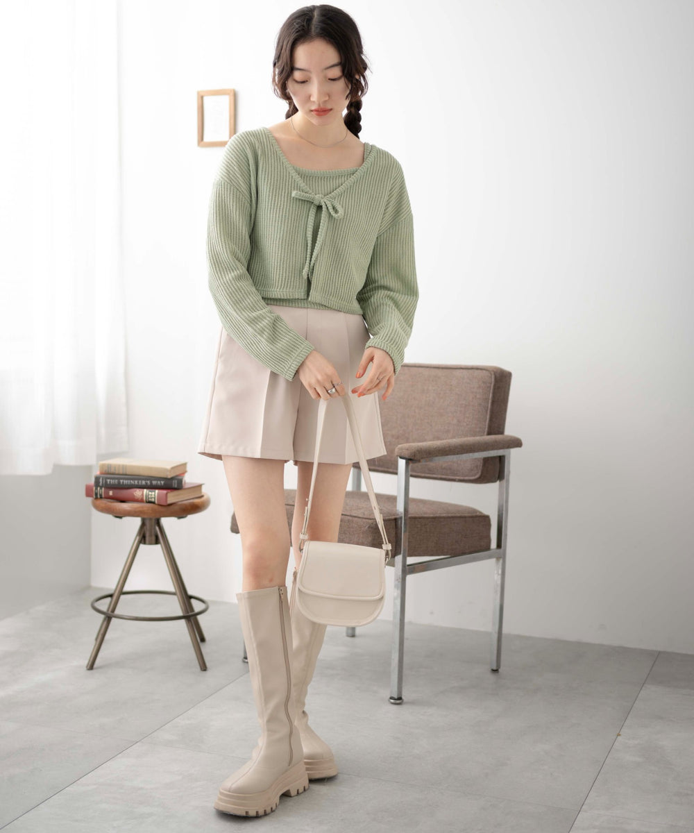 グリーン　モデル:163cm F着用