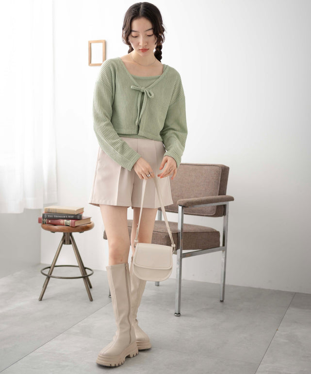 グリーン　モデル:163cm F着用