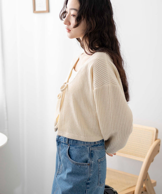 ホワイトアイボリー　モデル:163cm F着用