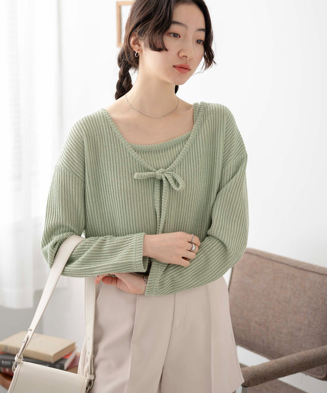 グリーン　モデル:163cm F着用