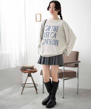 ホワイトアイボリー　モデル:163cm F着用