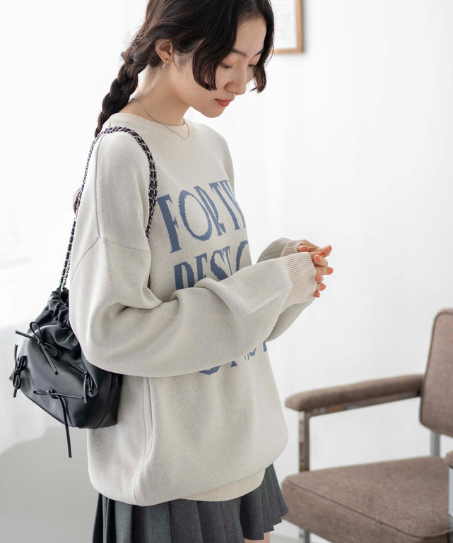 ホワイトアイボリー　モデル:163cm F着用