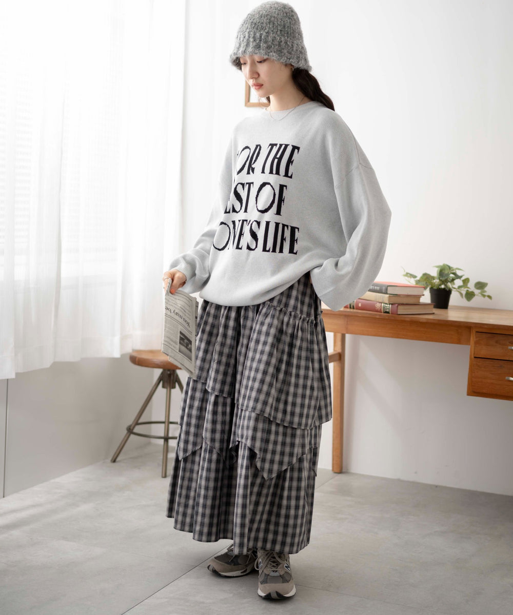 Lグレー　モデル:163cm F着用