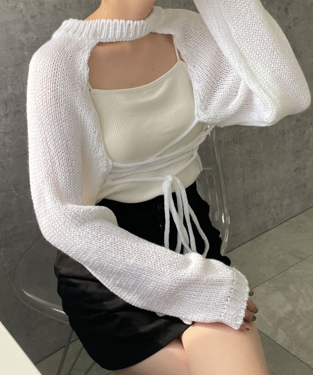 ホワイト  モデル:155cm F着用