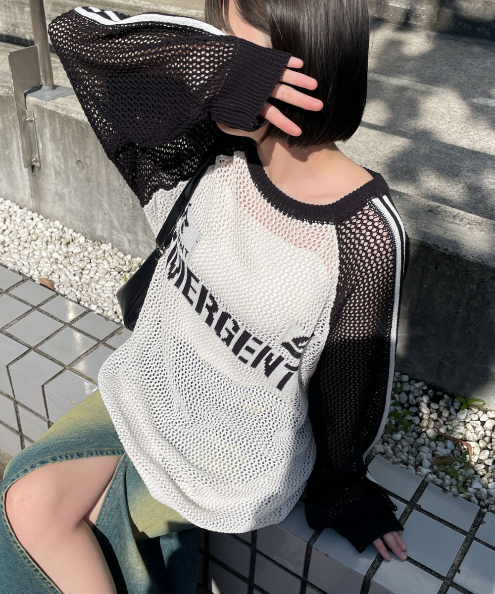 ラグランメッシュニットプルオーバー – WEGO ONLINE STORE