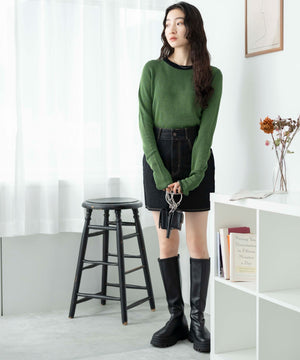 グリーン　モデル:163cm F着用