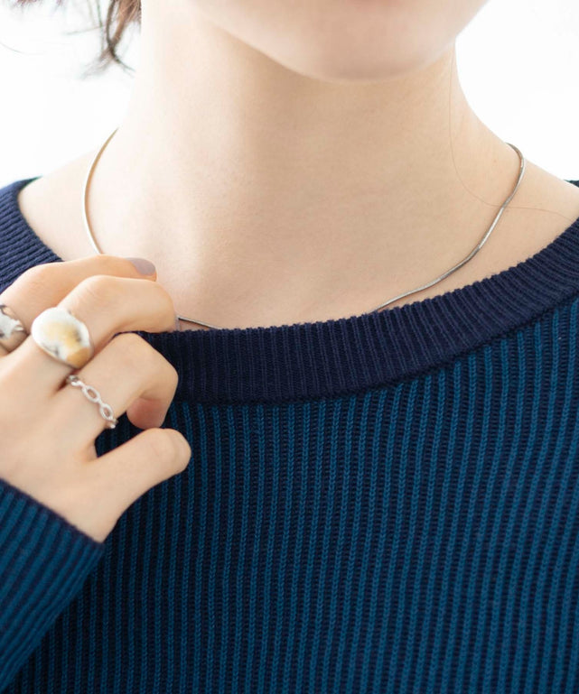 ブルー　モデル:163cm F着用