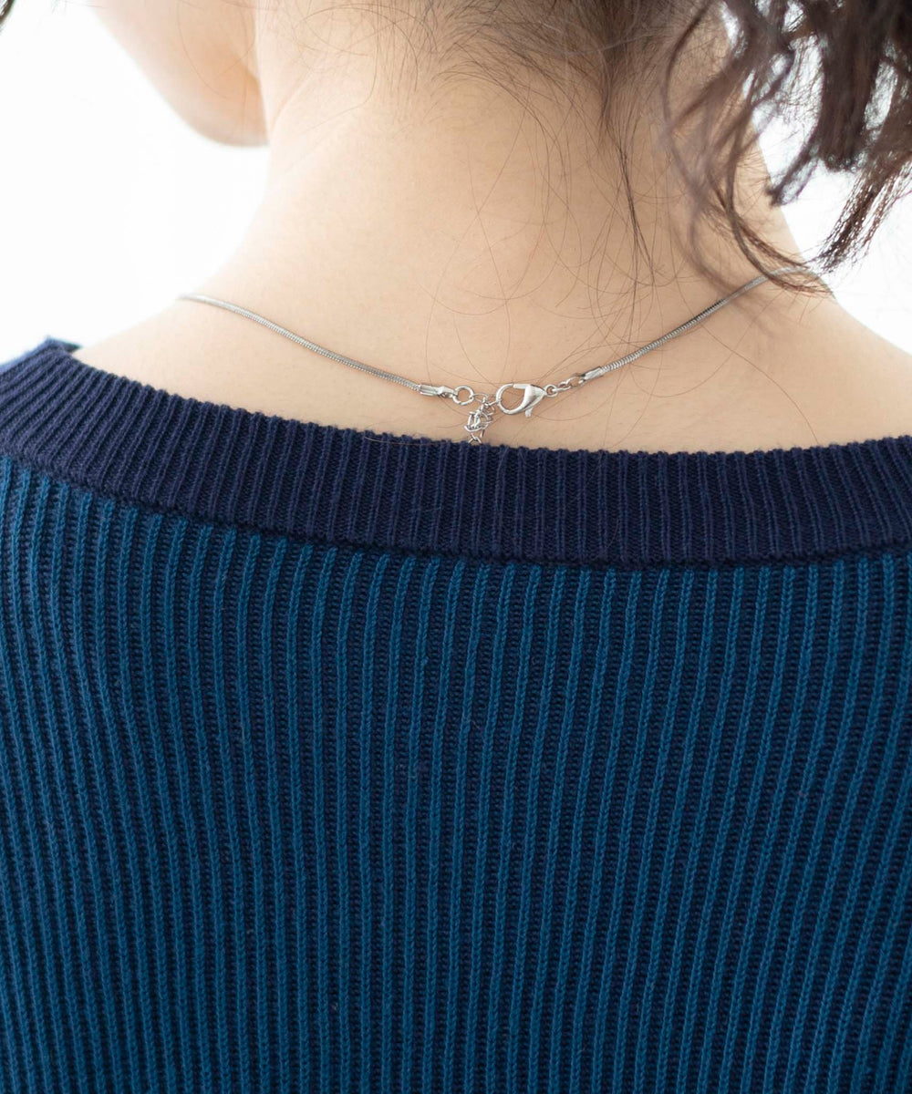 ブルー　モデル:163cm F着用