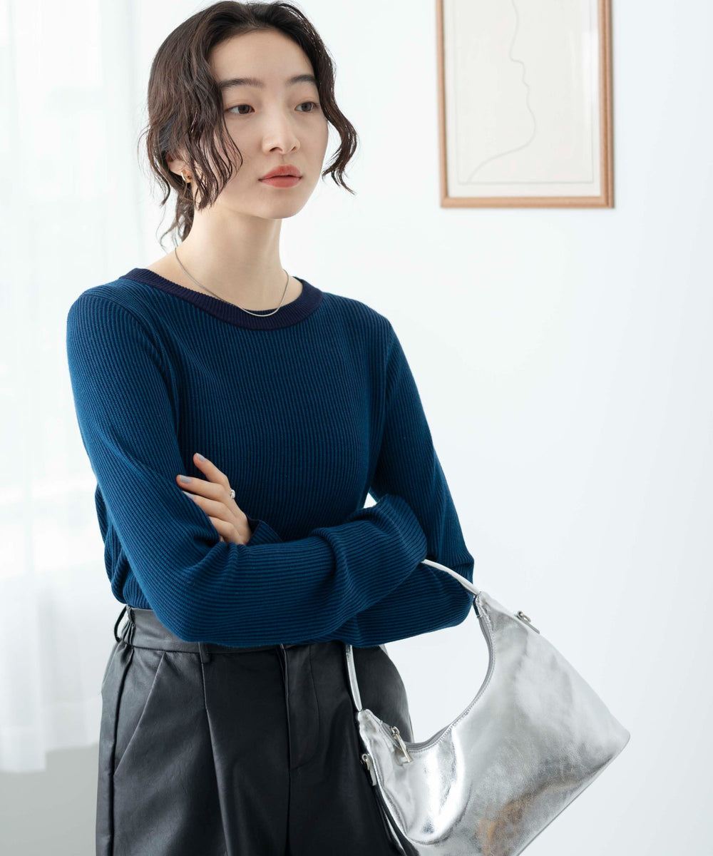 ブルー　モデル:163cm F着用