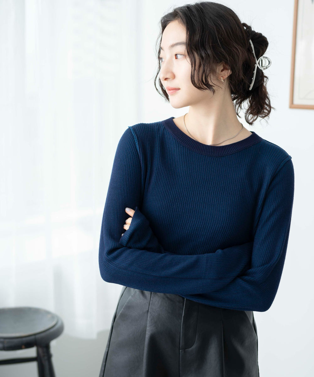 ブルー　モデル:163cm F着用