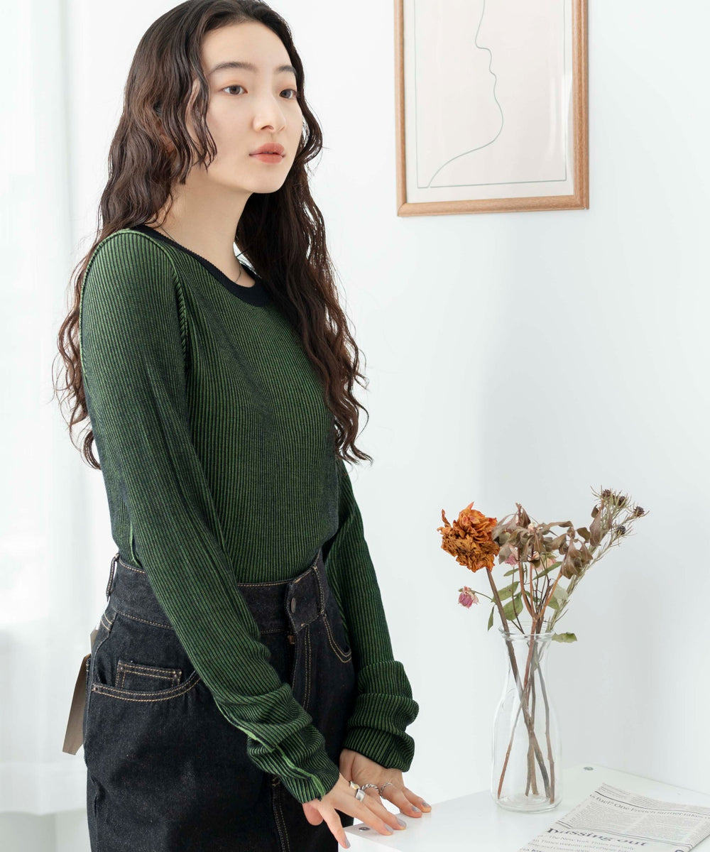 グリーン　モデル:163cm F着用