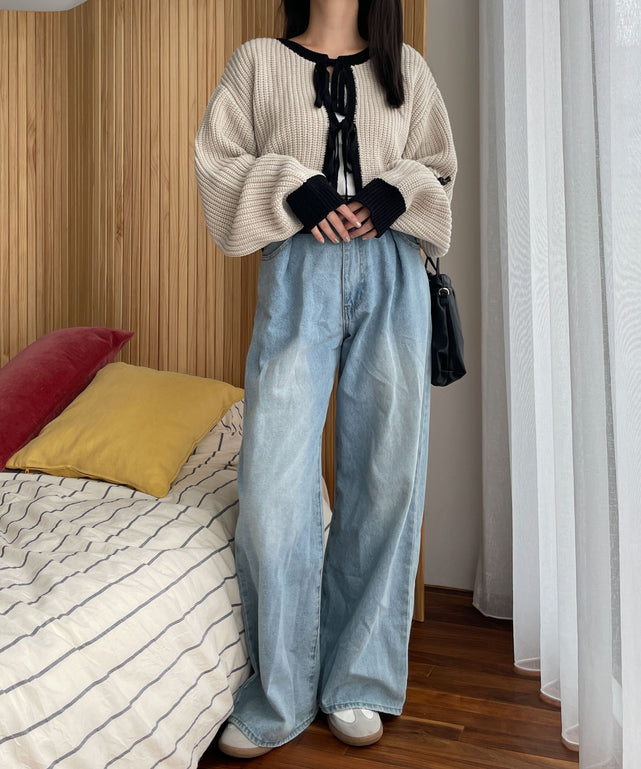 ホワイトアイボリー　モデル:155cm F着用