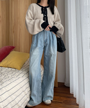 ホワイトアイボリー　モデル:155cm F着用