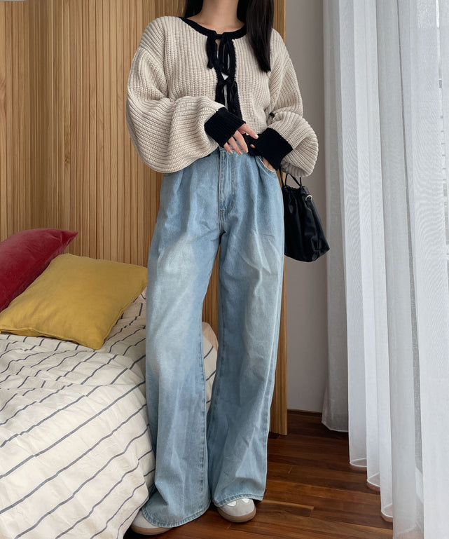 ホワイトアイボリー　モデル:155cm F着用