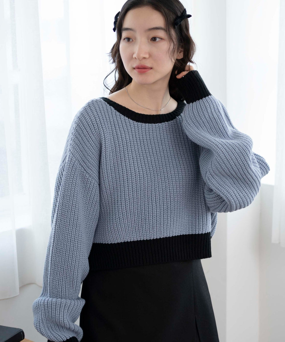 ブルー　モデル:163cm F着用