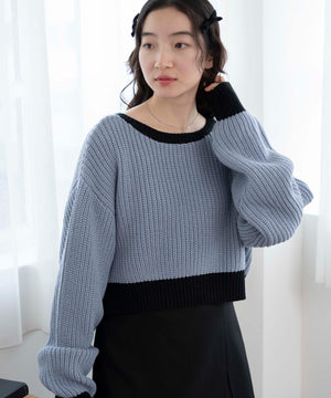 ブルー　モデル:163cm F着用