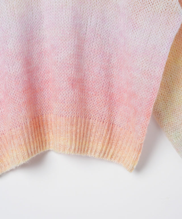 グラデーションメッシュニット