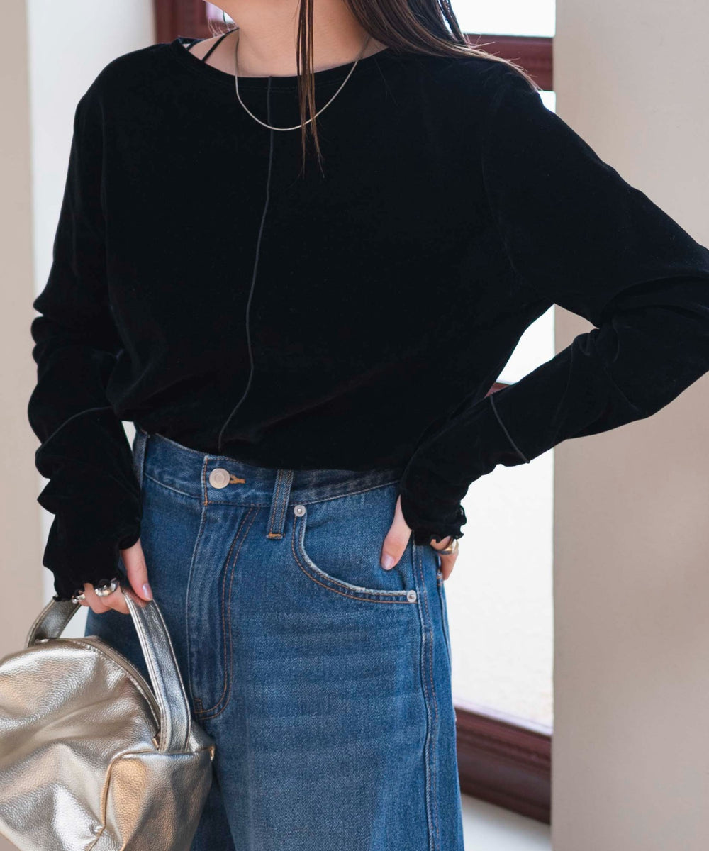 ブラック　モデル:155cm F着用