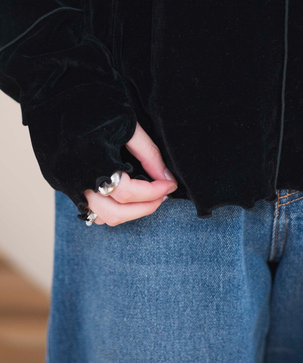 ブラック　モデル:155cm F着用