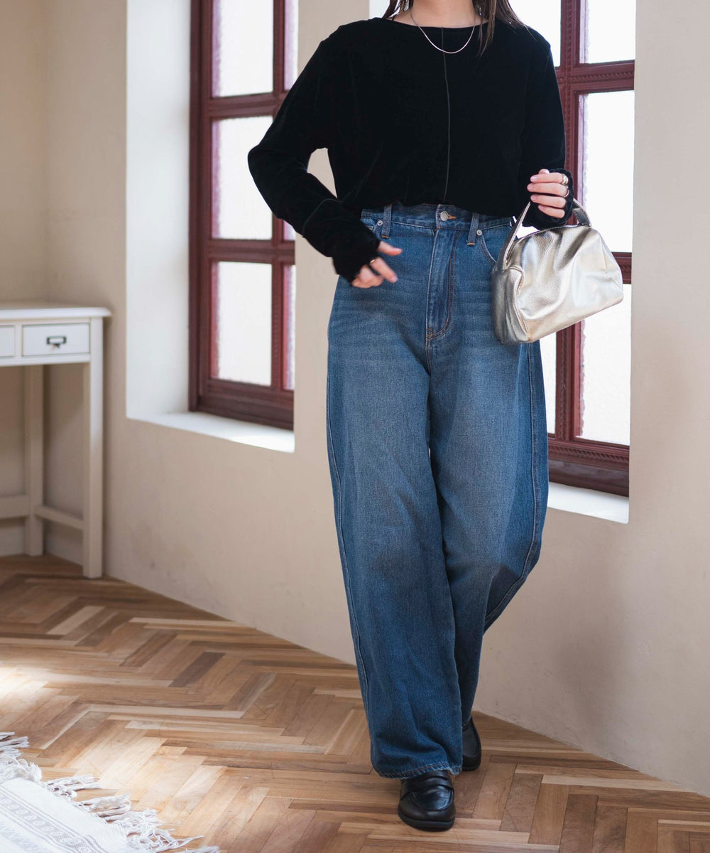 ブラック　モデル:155cm F着用