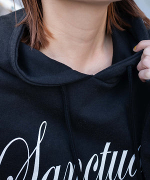 エンジェルプリントショートプルパーカー