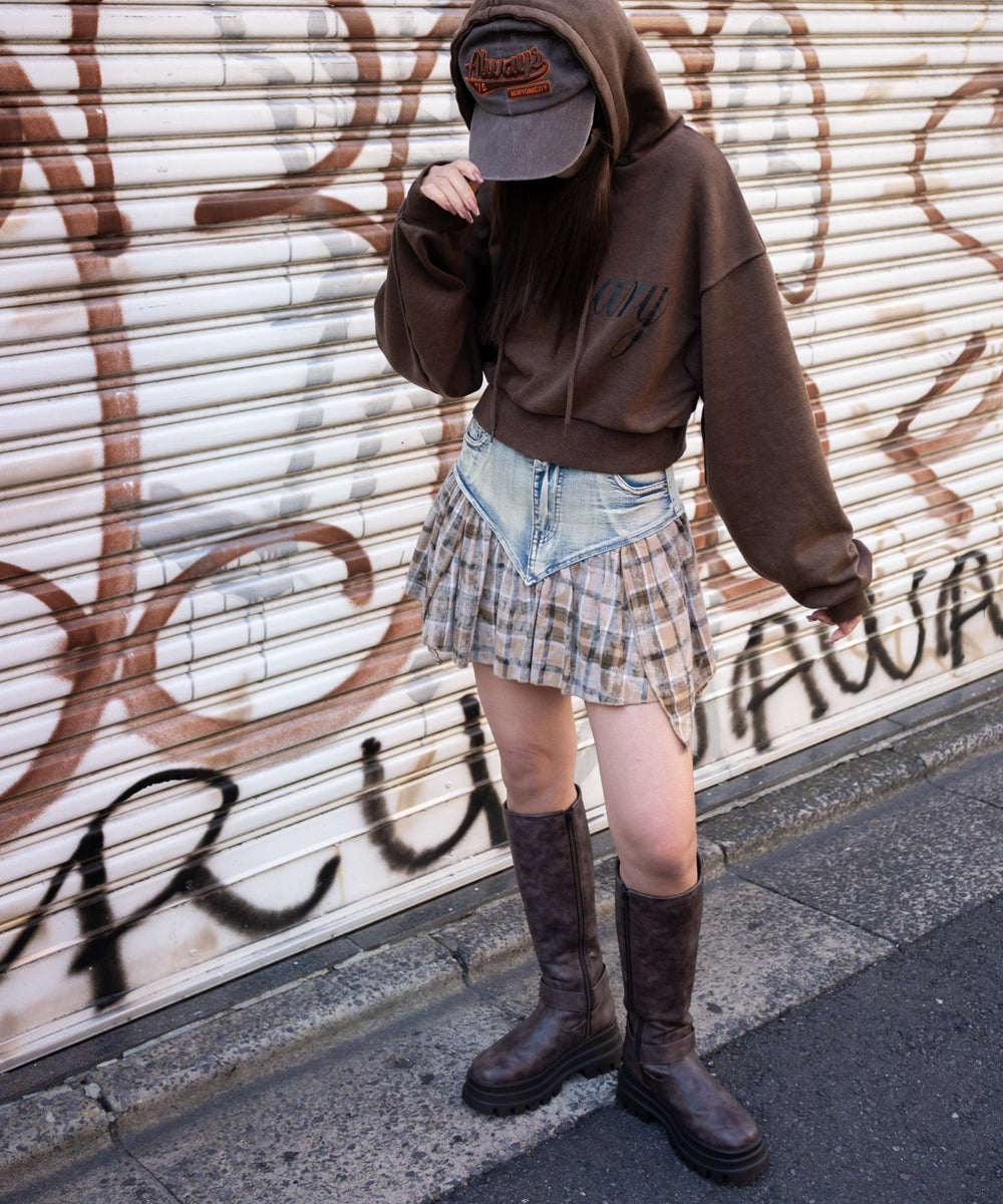 ブラウン モデル：155cm F着用