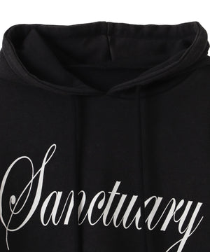 エンジェルプリントショートプルパーカー