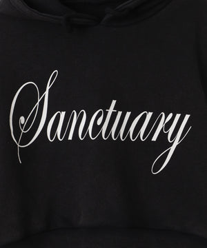 エンジェルプリントショートプルパーカー