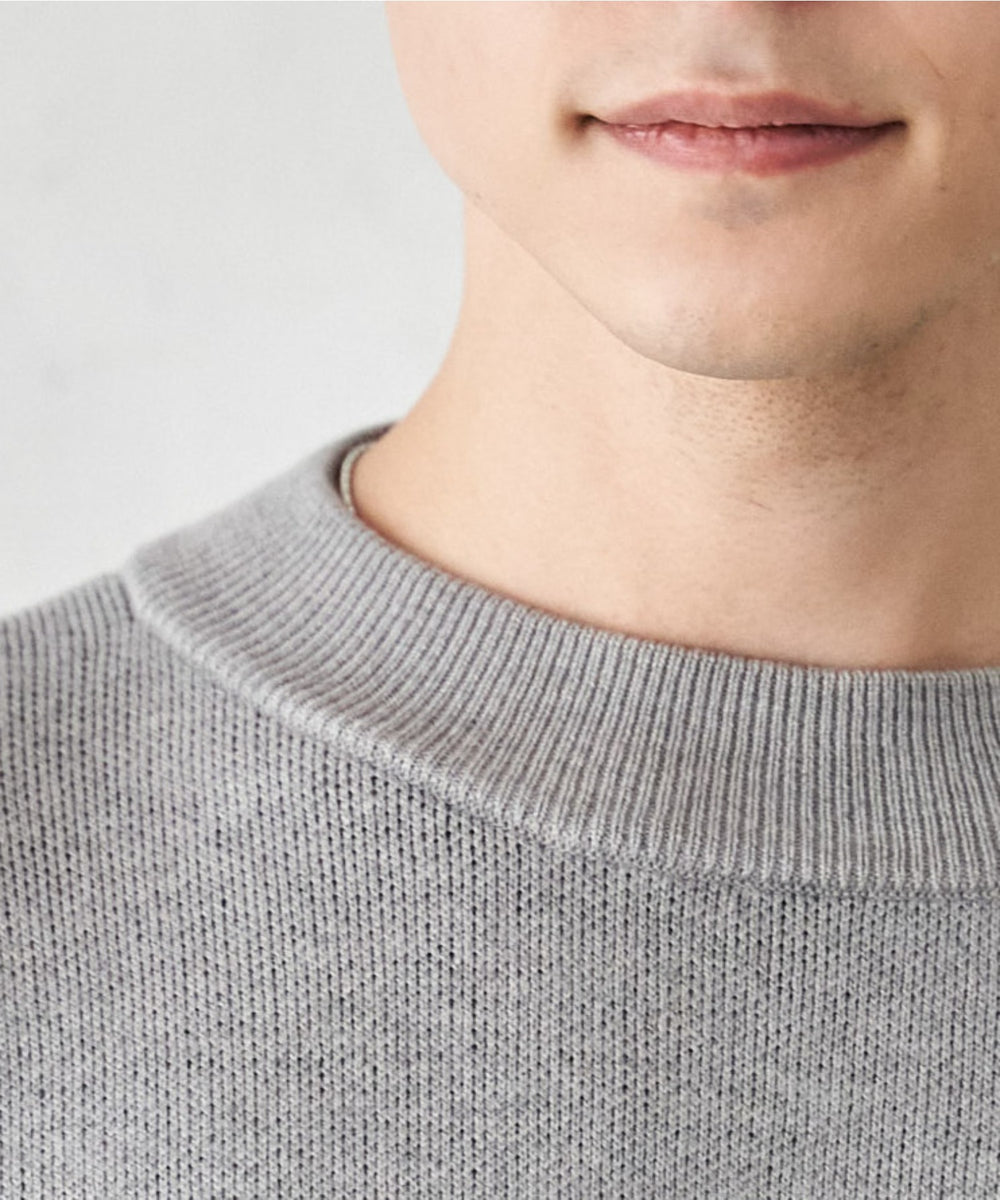 オーバーフィットジャガードプルオーバー