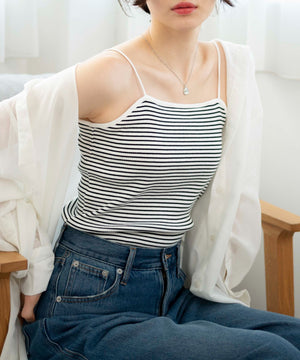 柄1(ホワイトボーダー)　モデル:163cm M着用