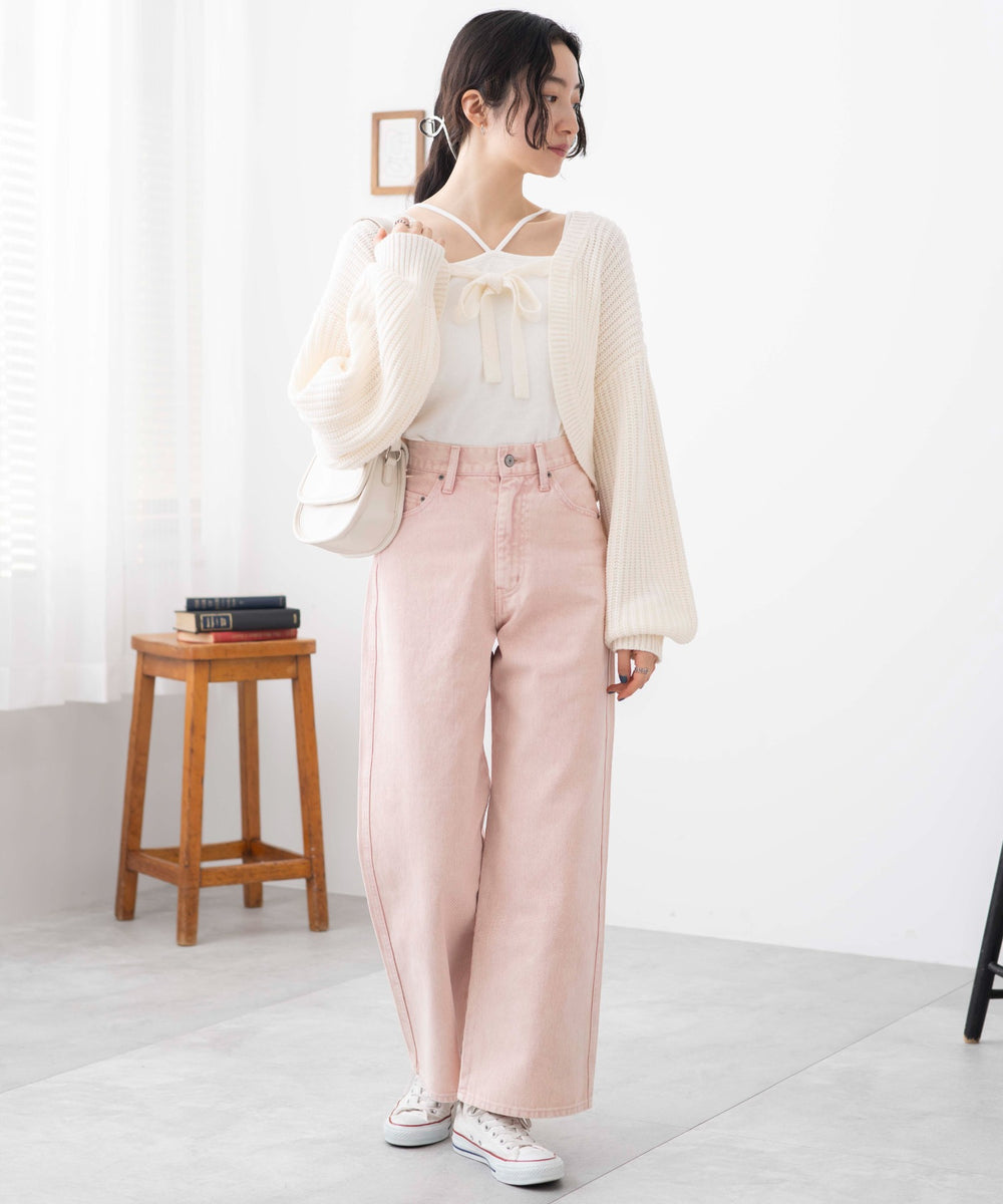 Lピンク　モデル:163cm M着用