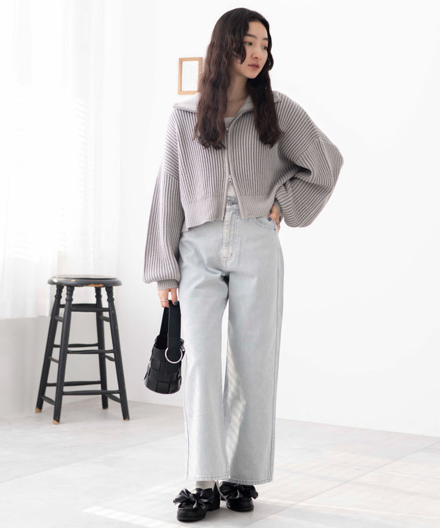 Lグレー　モデル:163cm M着用