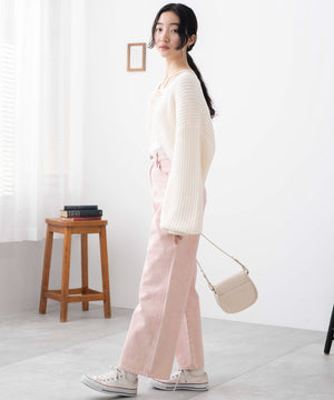 Lピンク　モデル:163cm M着用