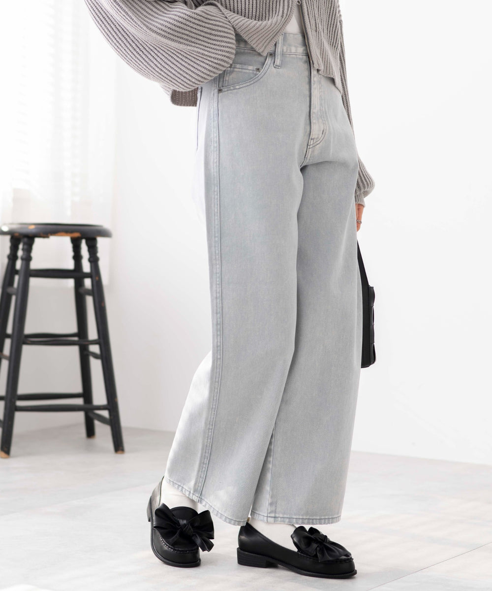 Lグレー　モデル:163cm M着用