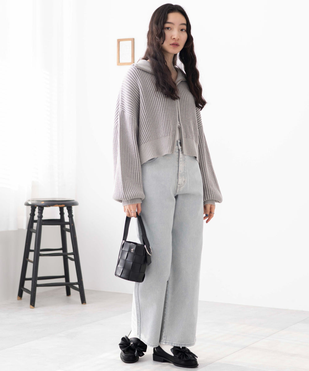 Lグレー　モデル:163cm M着用