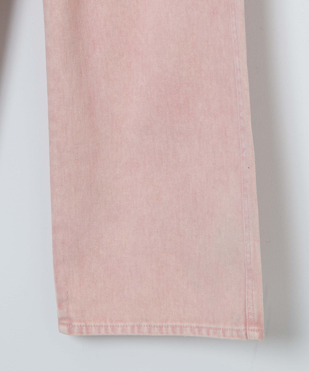 ウォッシュドカラーストレートパンツ