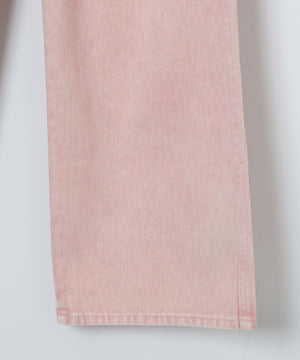 ウォッシュドカラーストレートパンツ