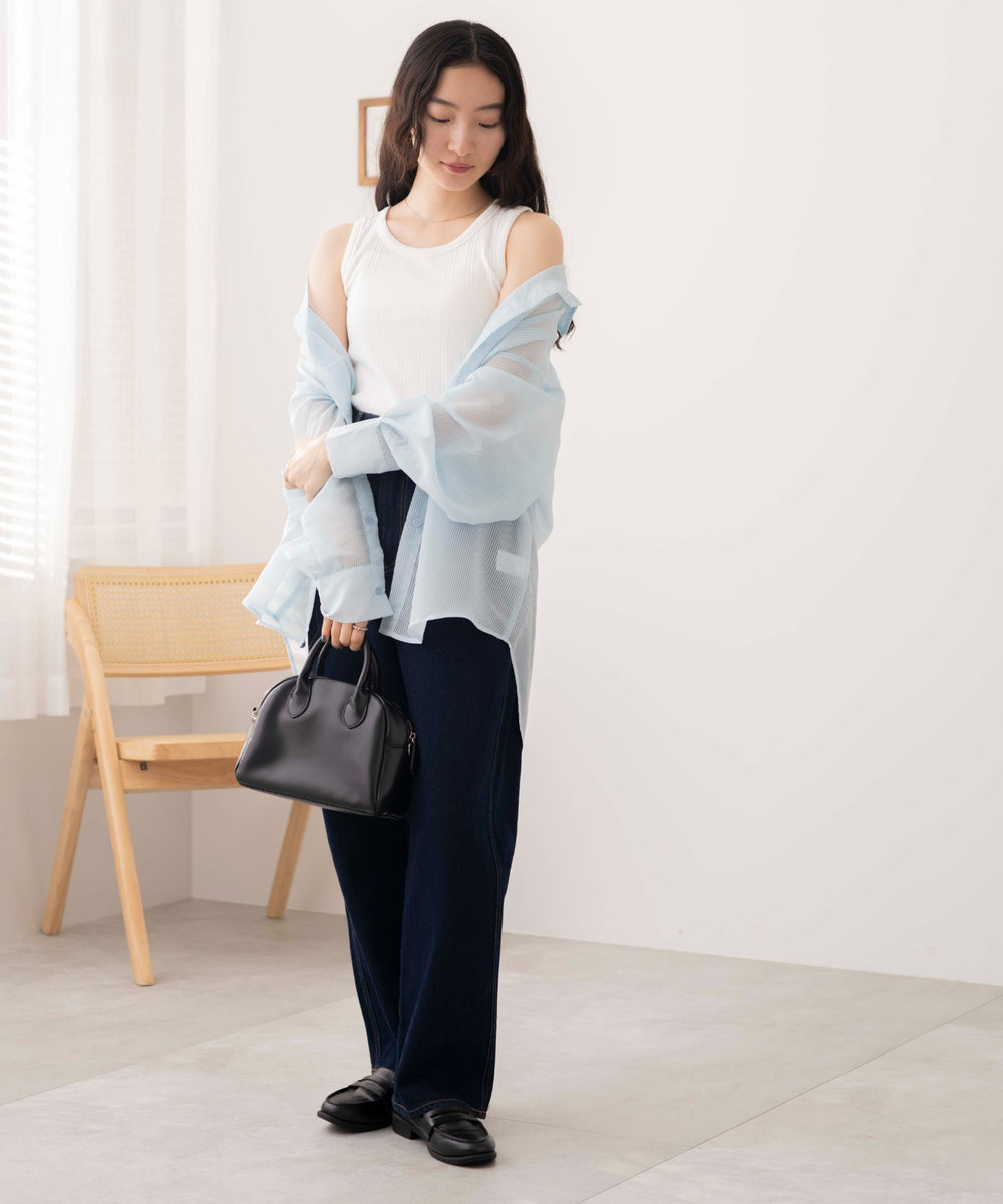 ホワイト モデル:163cm F着用