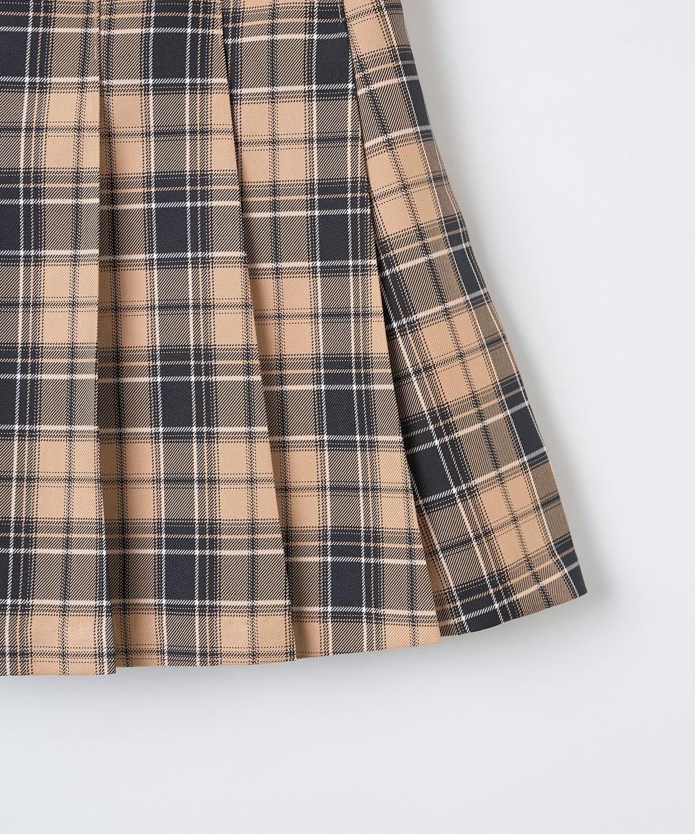 バックル付プリーツスカパン