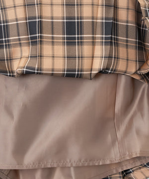 バックル付プリーツスカパン