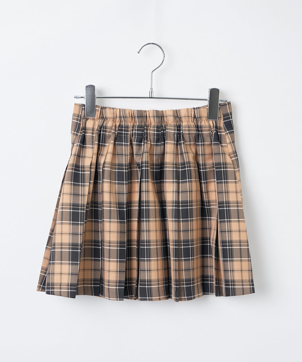 バックル付プリーツスカパン