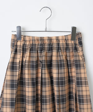 バックル付プリーツスカパン