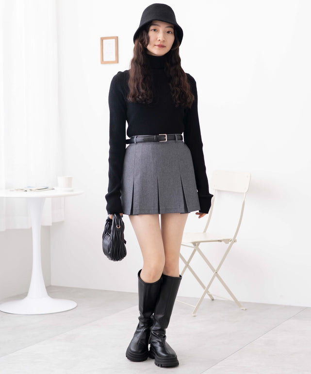 杢グレー　モデル:163cm F着用