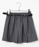 ベルト付ボックスプリーツスカパン