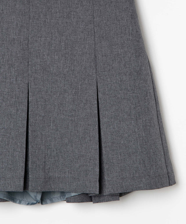 ベルト付ボックスプリーツスカパン