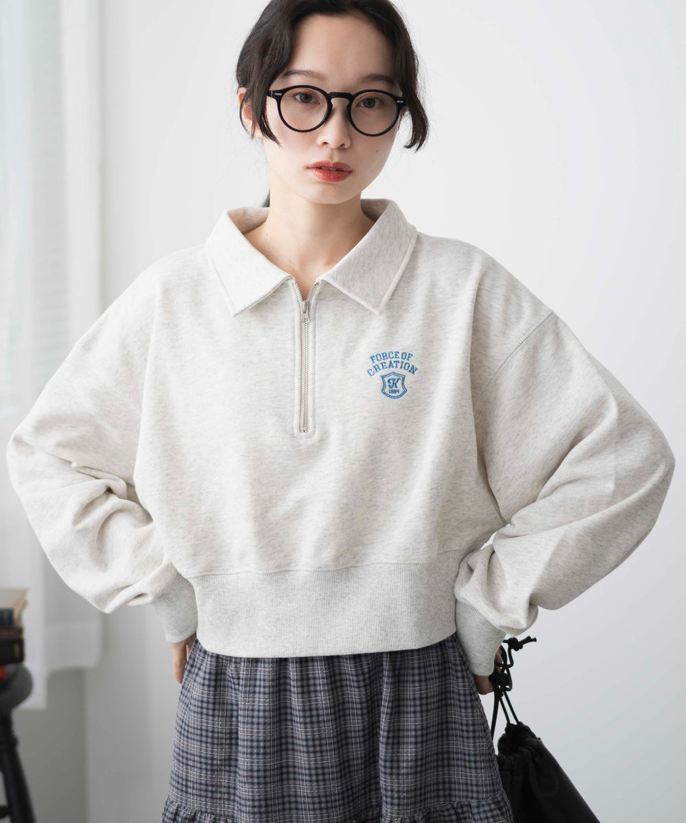 杢グレー　モデル:161cm  F着用