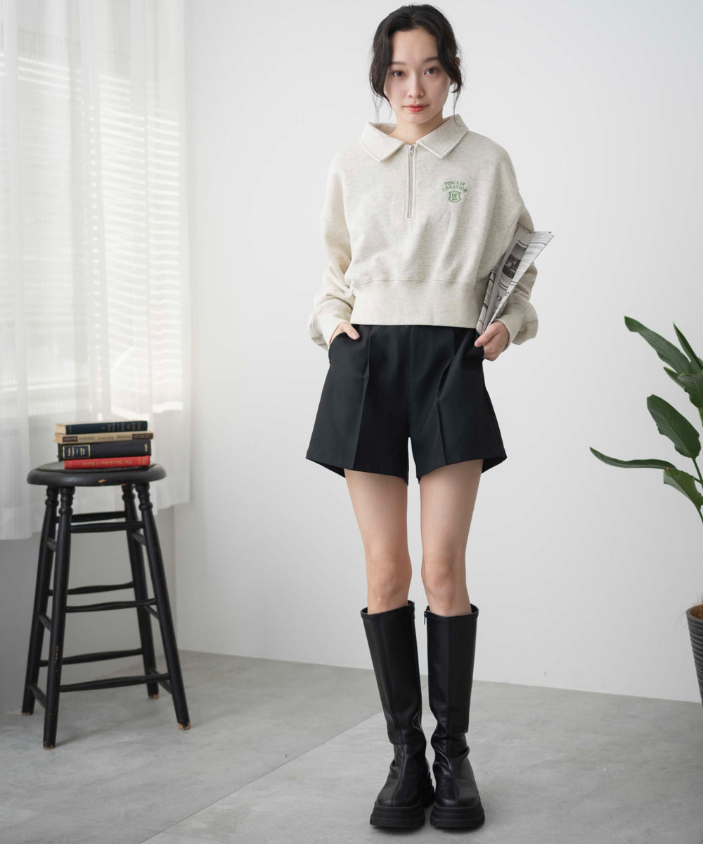 ホワイトオートミール　モデル:161cm  F着用